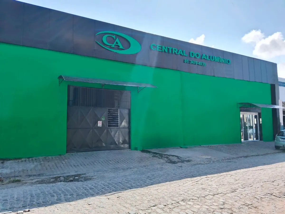 Fachada da Central do Alumínio em Prazeres, Jaboatão dos Guararapes